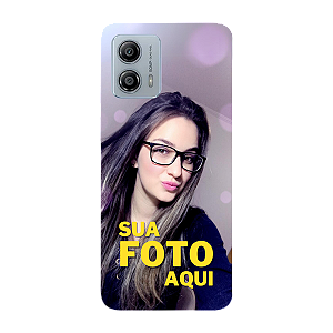 Capinha para Moto G53 Anti Impacto Personalizada Com Foto