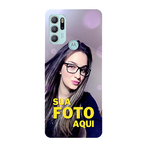 Capinha para Moto G60s Anti Impacto Personalizada Com Foto