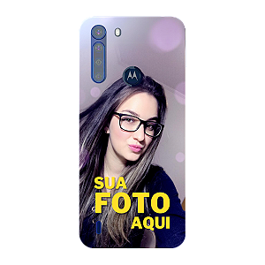 Capinha para Moto One Fusion Anti Impacto Personalizada Com Foto