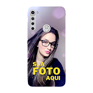 Capinha para Moto One Fusion Plus Anti Impacto Personalizada Com Foto