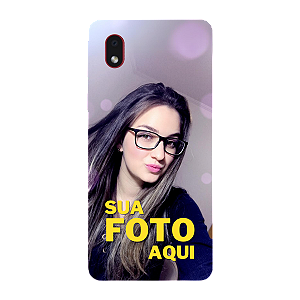 Capinha para Samsung A01 Core Anti Impacto Personalizada Com Foto