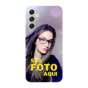 Capinha para Samsung A34 Anti Impacto Personalizada Com Foto