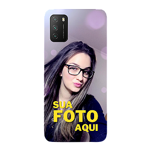 Capinha para Xiaomi Poco M3 Anti Impacto Personalizada Com Foto