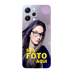 Capinha para Xiaomi RedMi 12 4G Anti Impacto Personalizada Com Foto
