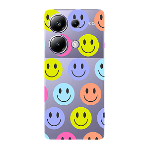 Capinha para Xiaomi Poco M6 Pro 4G Anti Impacto Personalizada - Smiles - Sorrisos