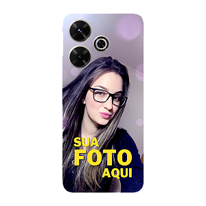 Capinha para Xiaomi RedMi 13 4G Anti Impacto Personalizada Com Foto