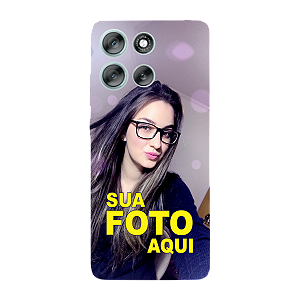 Capinha para Moto G56 Anti Impacto Personalizada Com Foto
