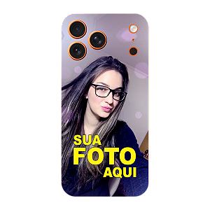 Capinha para iPhone 17 Pro Anti Impacto Personalizada Com Foto