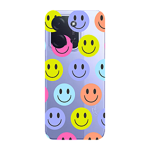 Capinha para Xiaomi Poco C85 Anti Impacto Personalizada - Smiles - Sorrisos