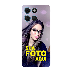 Capinha para Moto G17 Anti Impacto Personalizada Com Foto