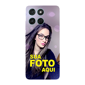 Capinha para Moto G57 Power Anti Impacto Personalizada Com Foto