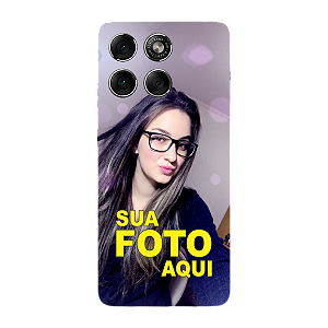 Capinha para Moto Edge 70 Anti Impacto Personalizada Com Foto
