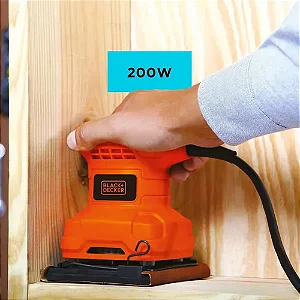 LIXADEIRA ORBITAL 220V  1/4 FOLHA LIXA  BLACK DECKER