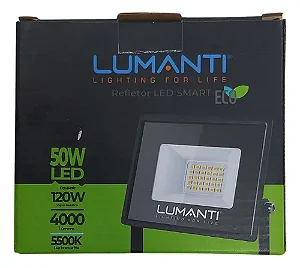 REFLETOR SMART ECO LED 50W 5500K AUTOVOLT 4000    LUMANTI