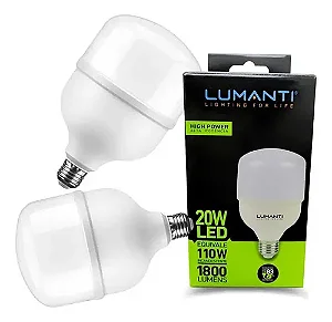 LAMPADA LED BULBO T60 20W AUTOVOLT 6500K E27  LUMANTI