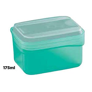 Tupperware Modular Retangular Baixo 175ml Verde