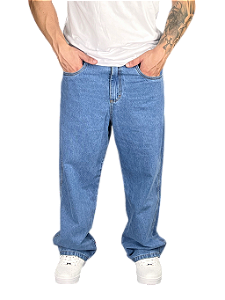 CALÇA JEANS BALÃO AZUL ESCURO