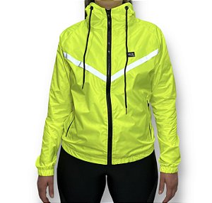 JAQUETA CICLISTA FEMININA AMARELA