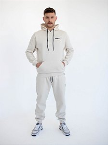 CONJUNTO MOLETOM OFF WHITE PREMIUM