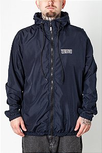 JAQUETA CORTA VENTO STREET LISA HUNTER AZUL MARINHO