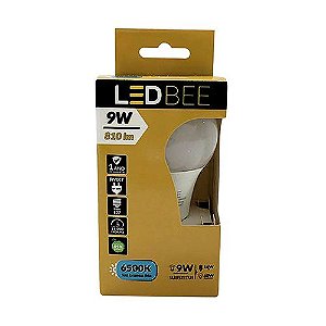 Lâmpada Led Bulbo 9W 6500K Bivolt LEDBEE