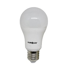 Lâmpada Led Bulbo 9W 6500K Bivolt OUROLUX