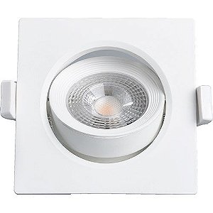 Spot Embutir 7W LED 3000K Quadrado LEDBEE