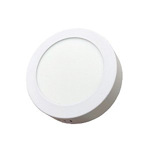 Luminaria Led Plafon PERKON Externo Redondo 6W 3000K 12CM