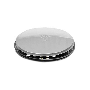 Ralo Click Pé Redondo p/ Banheiro 15 cm Inox GLOBALMIX GH055