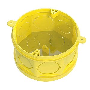 Caixinha Luz Plástica FMS Amarela TIGRE FLEX 33043155 12Pçs