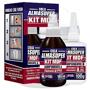 Cola Madeira ALMASUPER Kit MDF