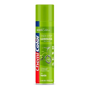 Tinta Spray CHEMICOLOR Luminescente Verde 400ML