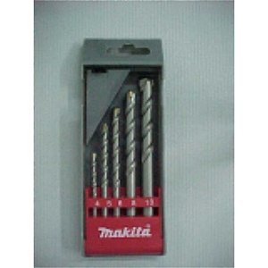 Brocas Videa Concreto Jg 5Peças 4 a 10mm MAKITA D-03894