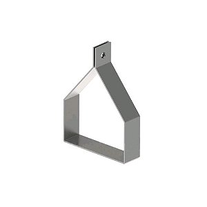 Gancho Eletrocalha Suspenso Horizontal 150 x 100mm 10 Peças PERFILAÇO E3360