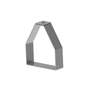 Gancho Eletrocalha Suspenso Vertical 150 x 50mm 10 Peças PERFILAÇO E3500