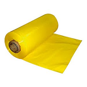 Lona Plástica Amarela 4 X 50 Grossa 12kg SERLONAS