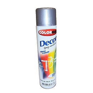 Tinta Spray COLORGIN Decor Alumínio 360ml 8581