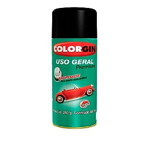 Tinta Spray COLORGIN Uso Geral Grafite p/ Rodas 400ml 57001