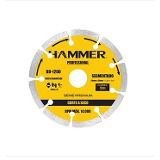 Disco Diamantado 110mm HAMMER Segmentado Seco Serie 1200