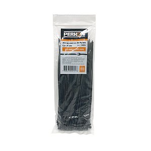 Abraçadeira Nylon Preta 3,5 x 250mm 100Peças PERKON 1285