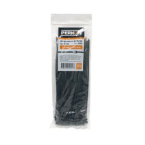 Abraçadeira Nylon PERKON Preta 3,5 X 250 100Peças