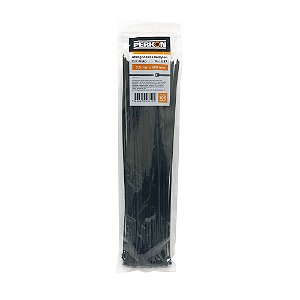 Abraçadeira Nylon PERKON Preta 3,5 X 400 100Peças