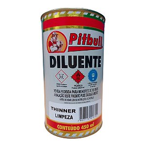 Thinner PITBULL 450ml THPT45012 12 Peças