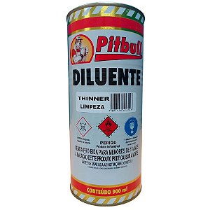 Thinner PITBULL 900ml THPT90012 12 Peças