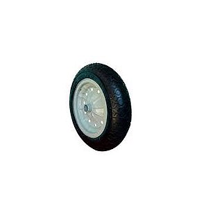 Roda Completa Pneu e Camara 3,25x8 "Curto" DLUCCA 2985