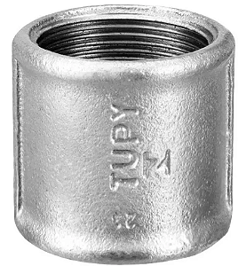 Luva Ferro Galvanizado 1x1" TUPY 123100733
