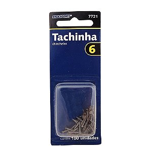 Tachinha 06 Blister com 100 peças BRASFORT 7721
