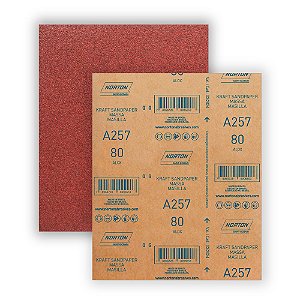 Lixa Massa 80 A257 NORTON 78072743117 50 Peças