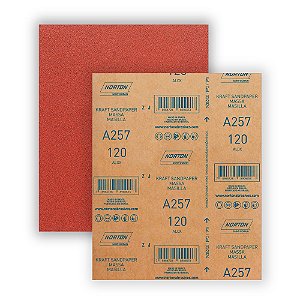 Lixa Massa 120 A257 NORTON 5539503063 50 Peças