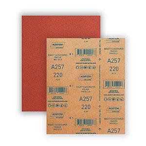 Lixa Massa 220 A257 NORTON 5539503072 50 Peças